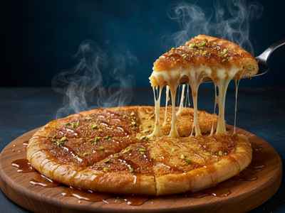 صورة فطيرة بسبوسة وكنافة